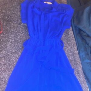 Royal blue dress